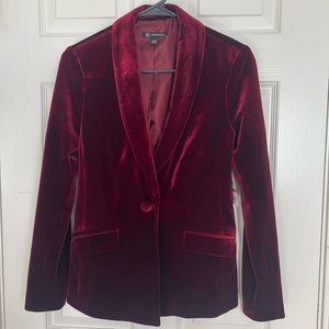 NWT I.N.C. red velvet blazer
